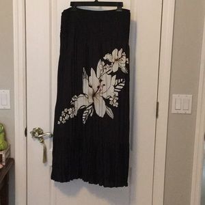White House Black Market Strapless Column Dress